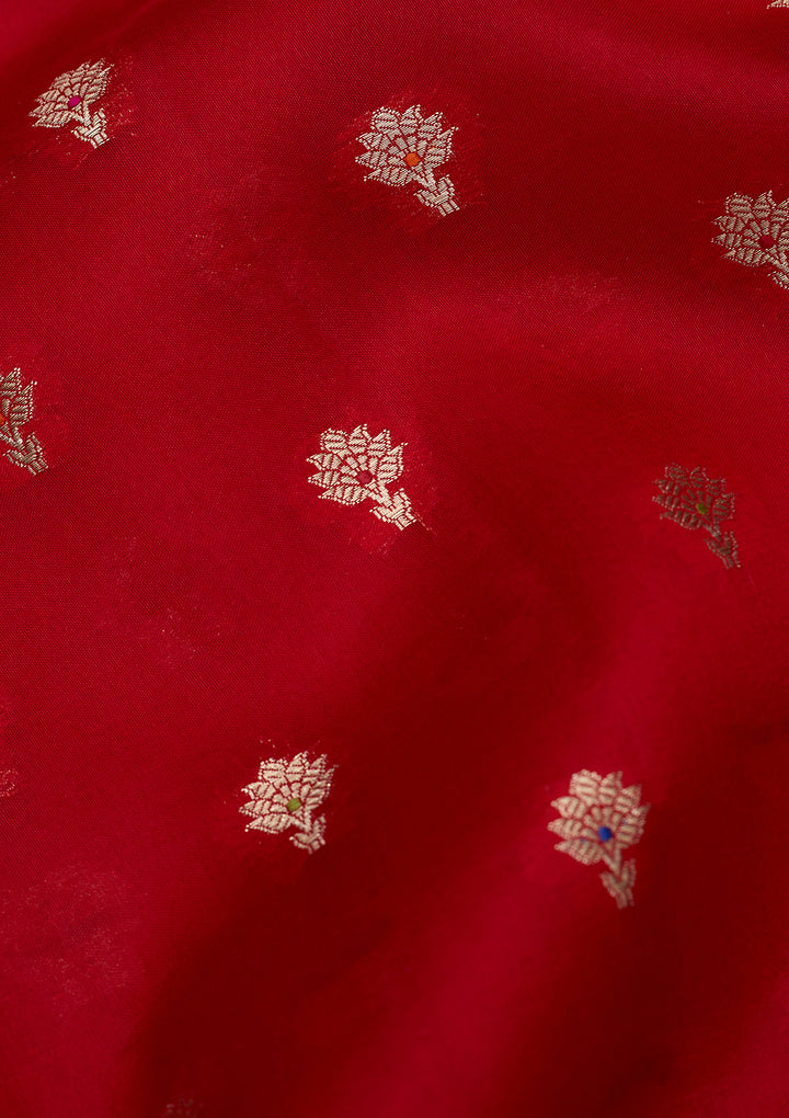 Red Banarasi Pure Silk Saree