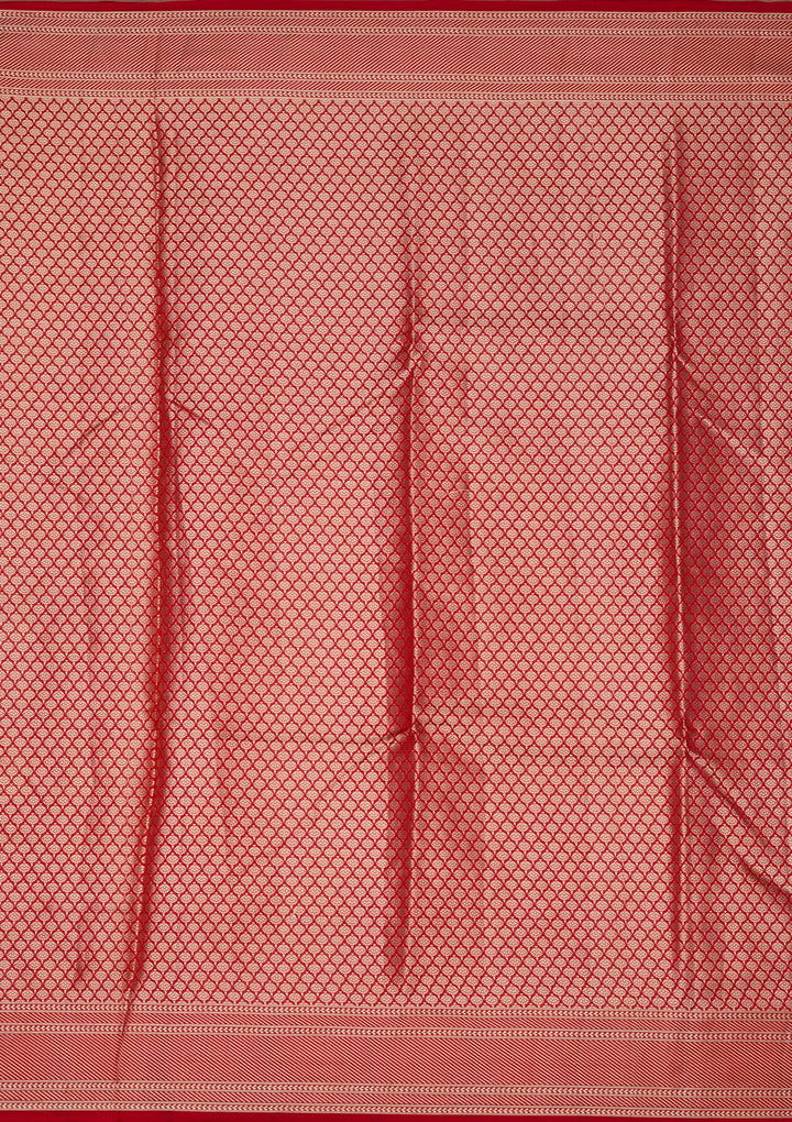 Red Banarasi Pure Silk Saree