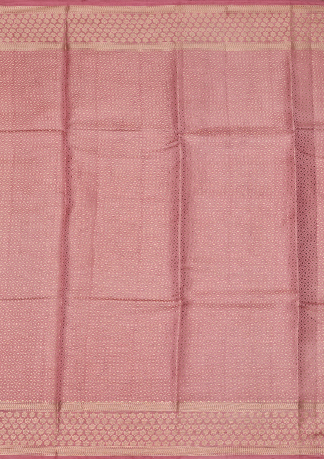 Baby Pink Banarasi Pure Silk Saree