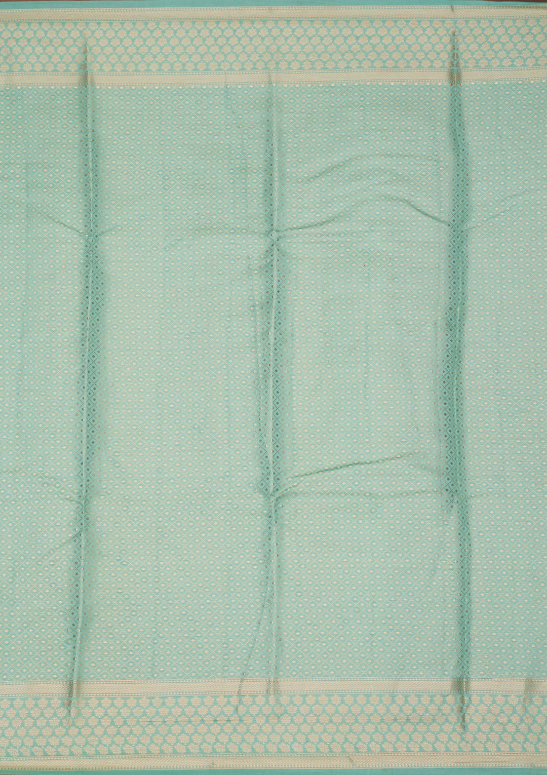 Sea Green Banarasi Pure Silk Saree