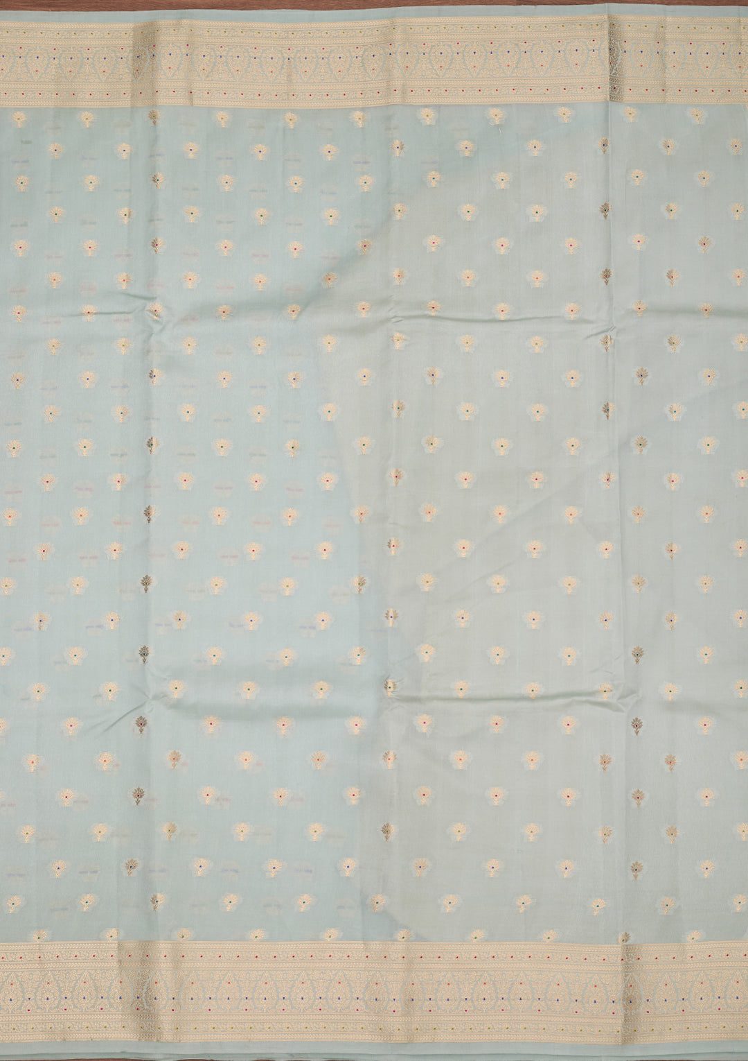 Sky Blue Banarasi Pure Silk Saree