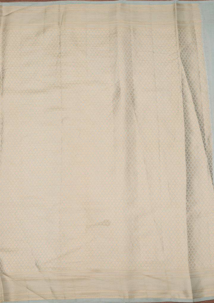 Sky Blue Banarasi Pure Silk Saree