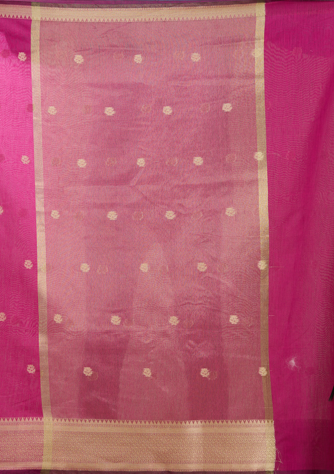 Wine Banarasi Silk Saree With Matching Blouse Piece