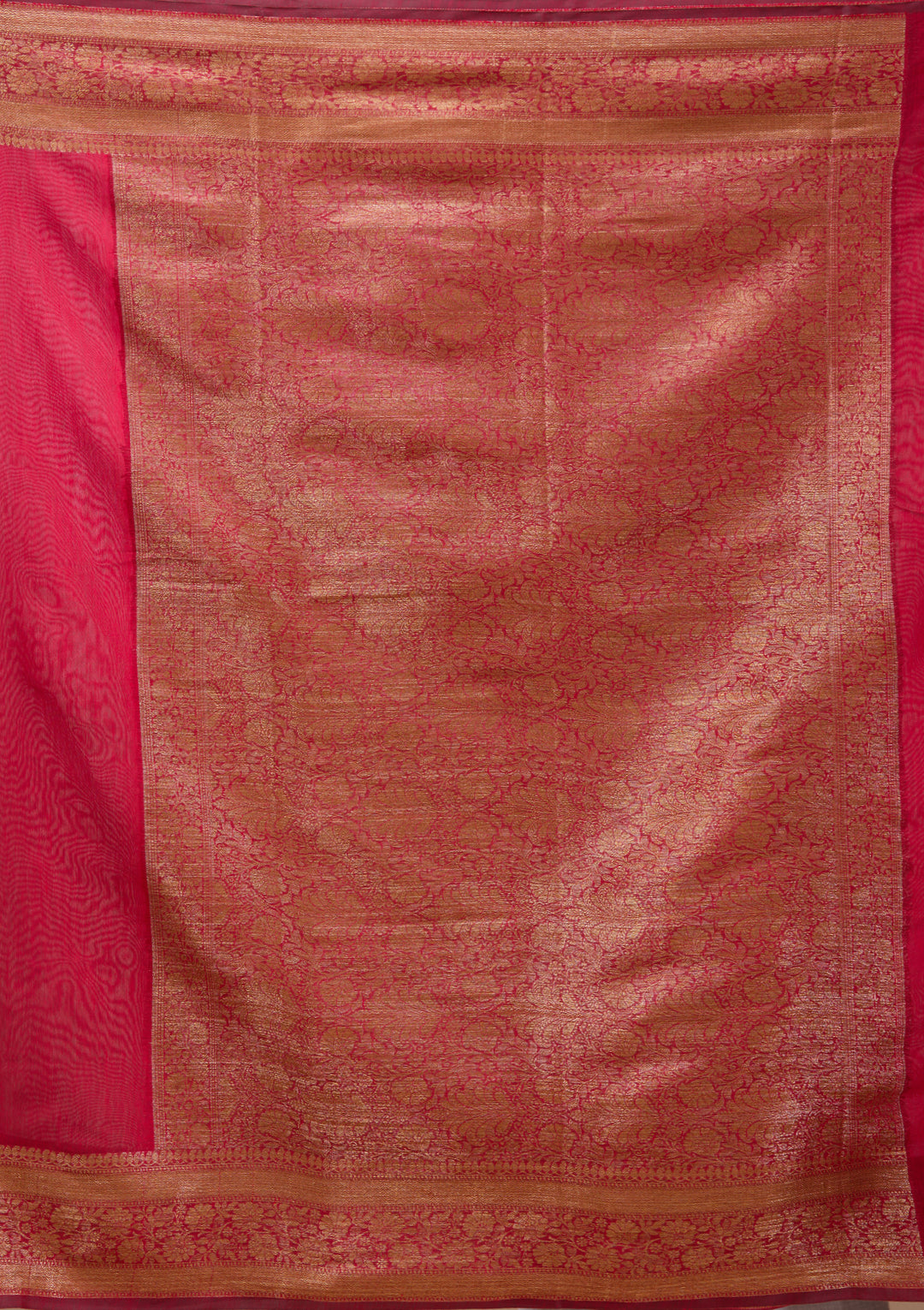 Maroon Cotton Banarasi Buti Saree With Matching Blouse Piece