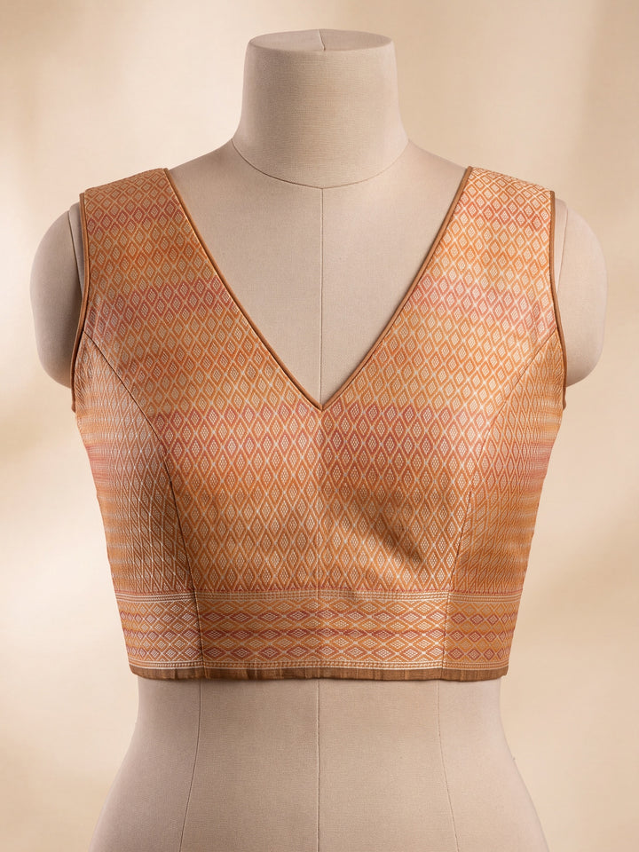 Mustard Yellow Silk Plain Saree With Matching Blouse Piece