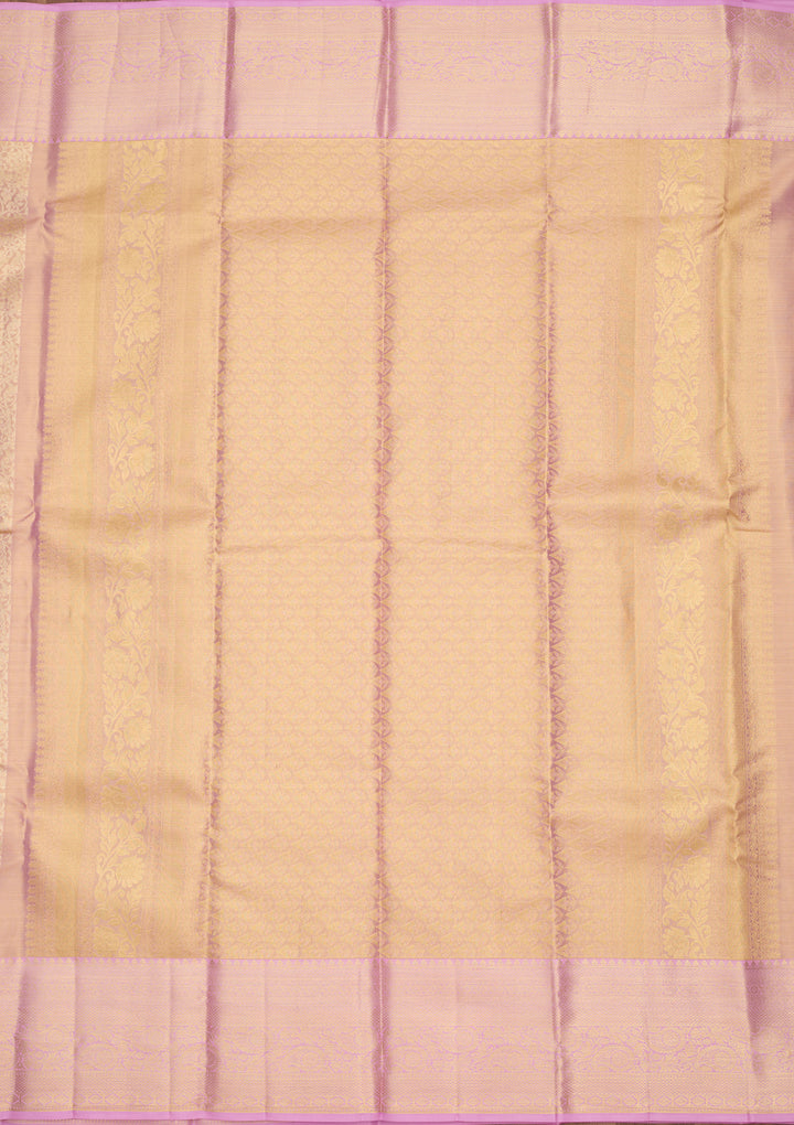 Lavender Dharmavaram Tissue Silk Saree