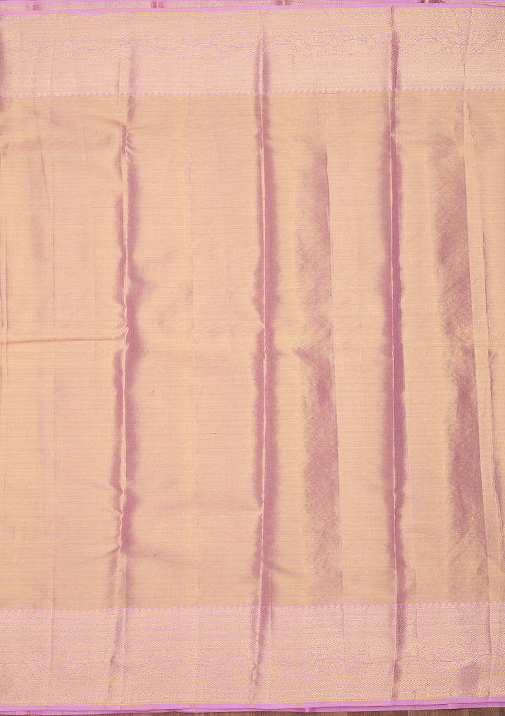 Lavender Dharmavaram Tissue Silk Saree