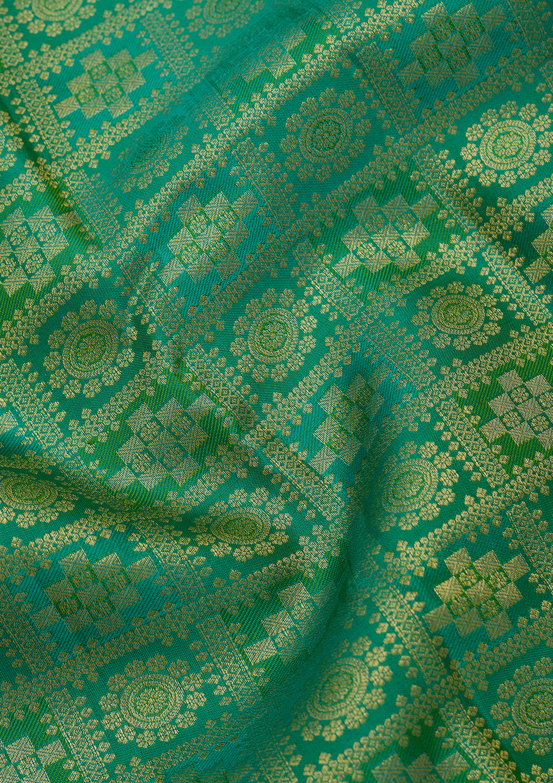 Green Dharmavaram Pure Silk Saree