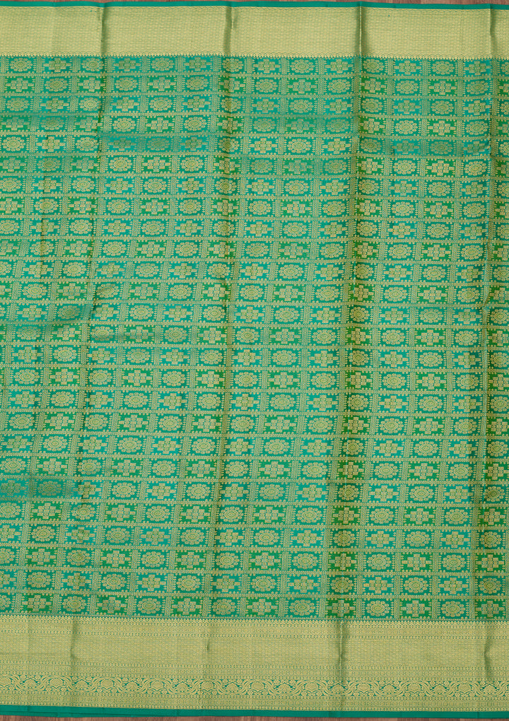Green Dharmavaram Pure Silk Saree