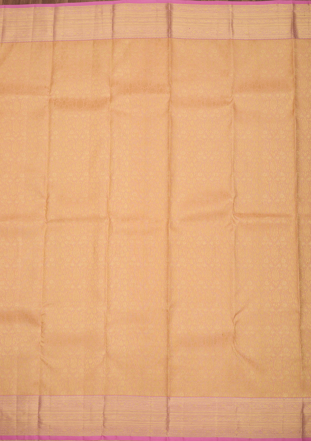 Peach Dharmavaram Art Silk Saree