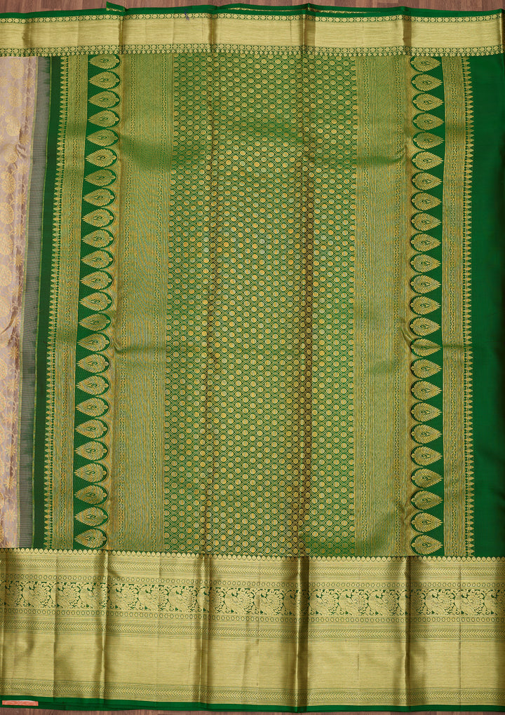 Grey Dharmavaram Art Silk Saree
