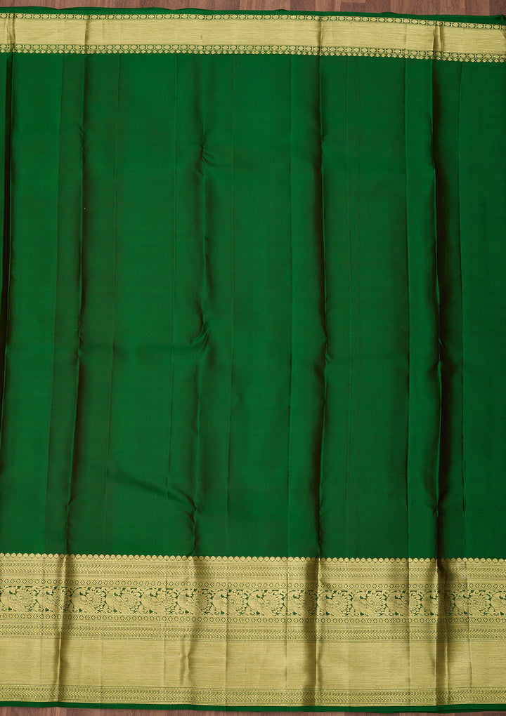 Grey Dharmavaram Art Silk Saree