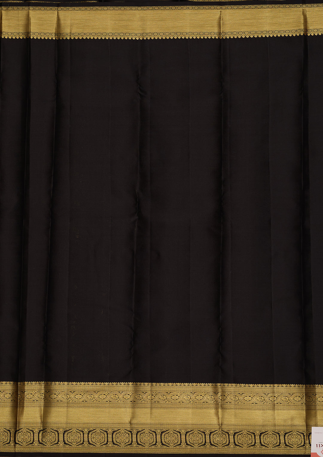 Black Dharmavaram Pure Silk Saree