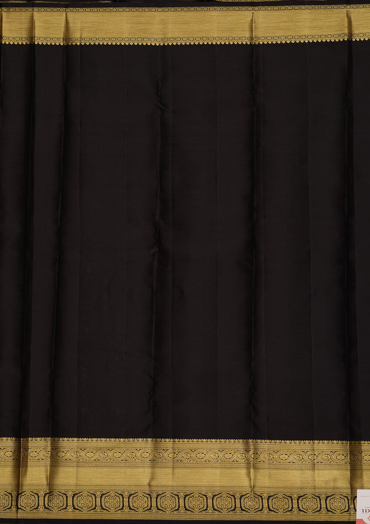 Black Dharmavaram Pure Silk Saree