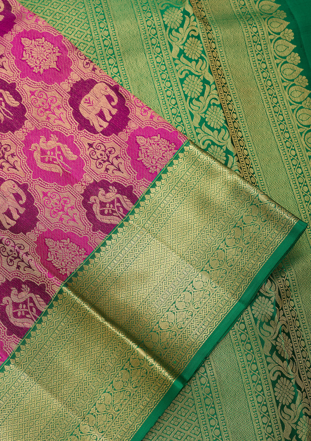 Wine Pure Silk Jaal Saree With Matching Blouse Piece