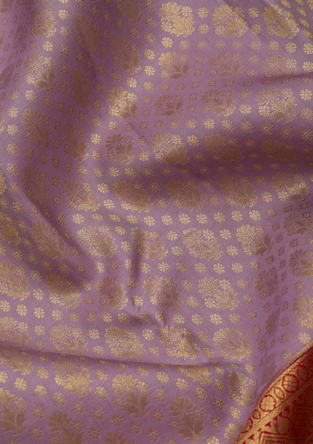 Lavender Dharmavaram Art Silk Saree
