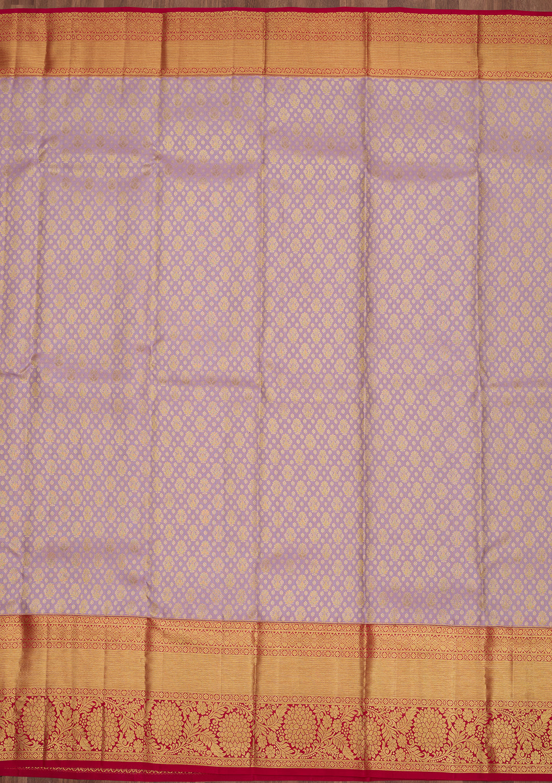 Lavender Dharmavaram Art Silk Saree