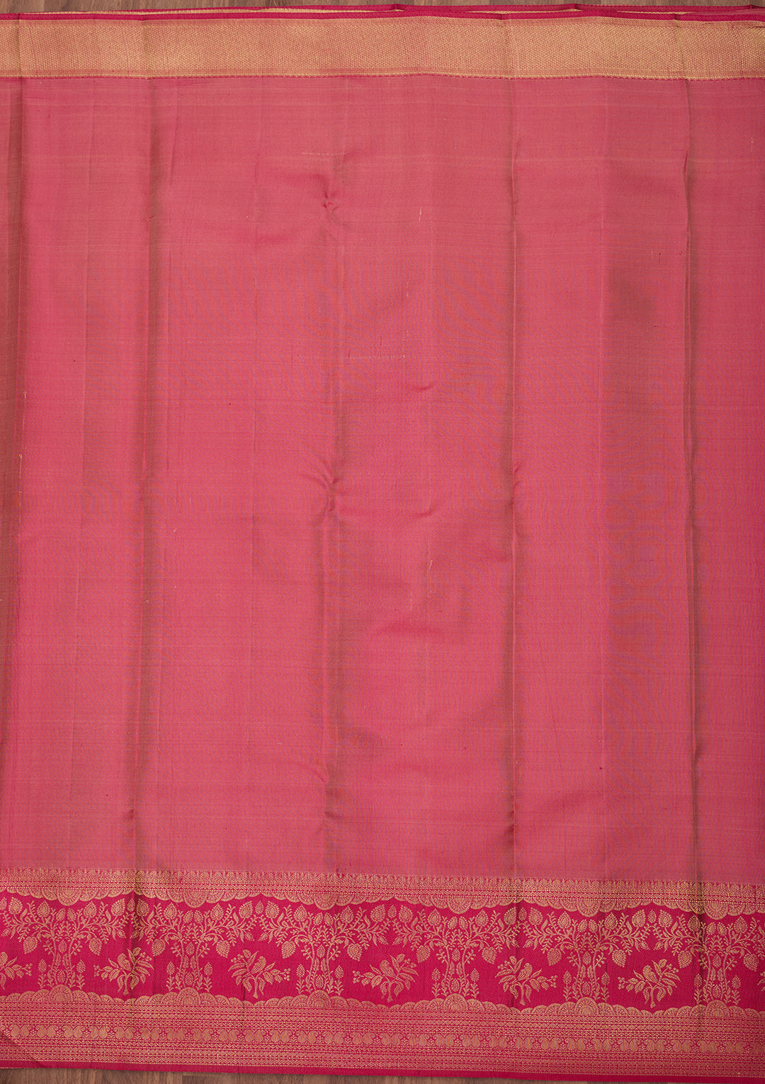 Cream Dharmavaram Art Silk Saree