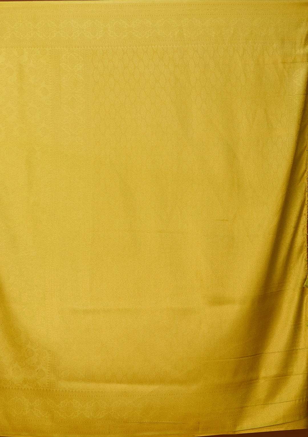 Lime Green Silk Saree With Matching Blouse Piece