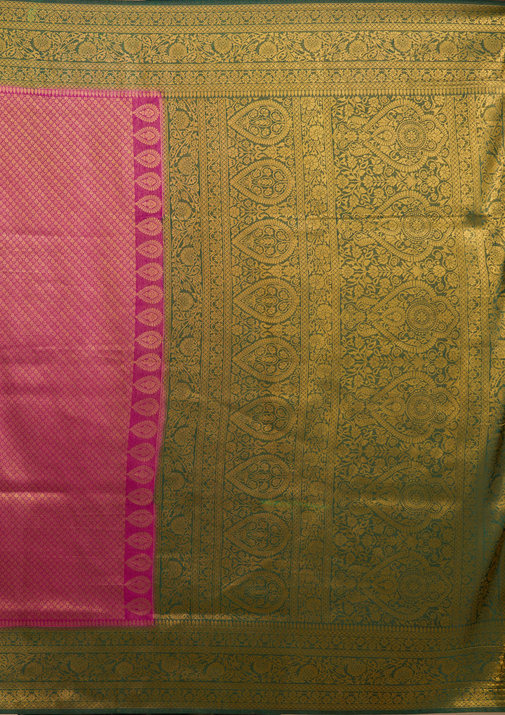 Wine Silk Jaal Saree With Matching Blouse Piece