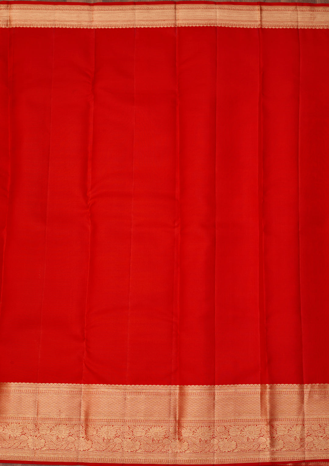 Red Dharmavaram Pure Silk Saree With Matching Blouse Piece