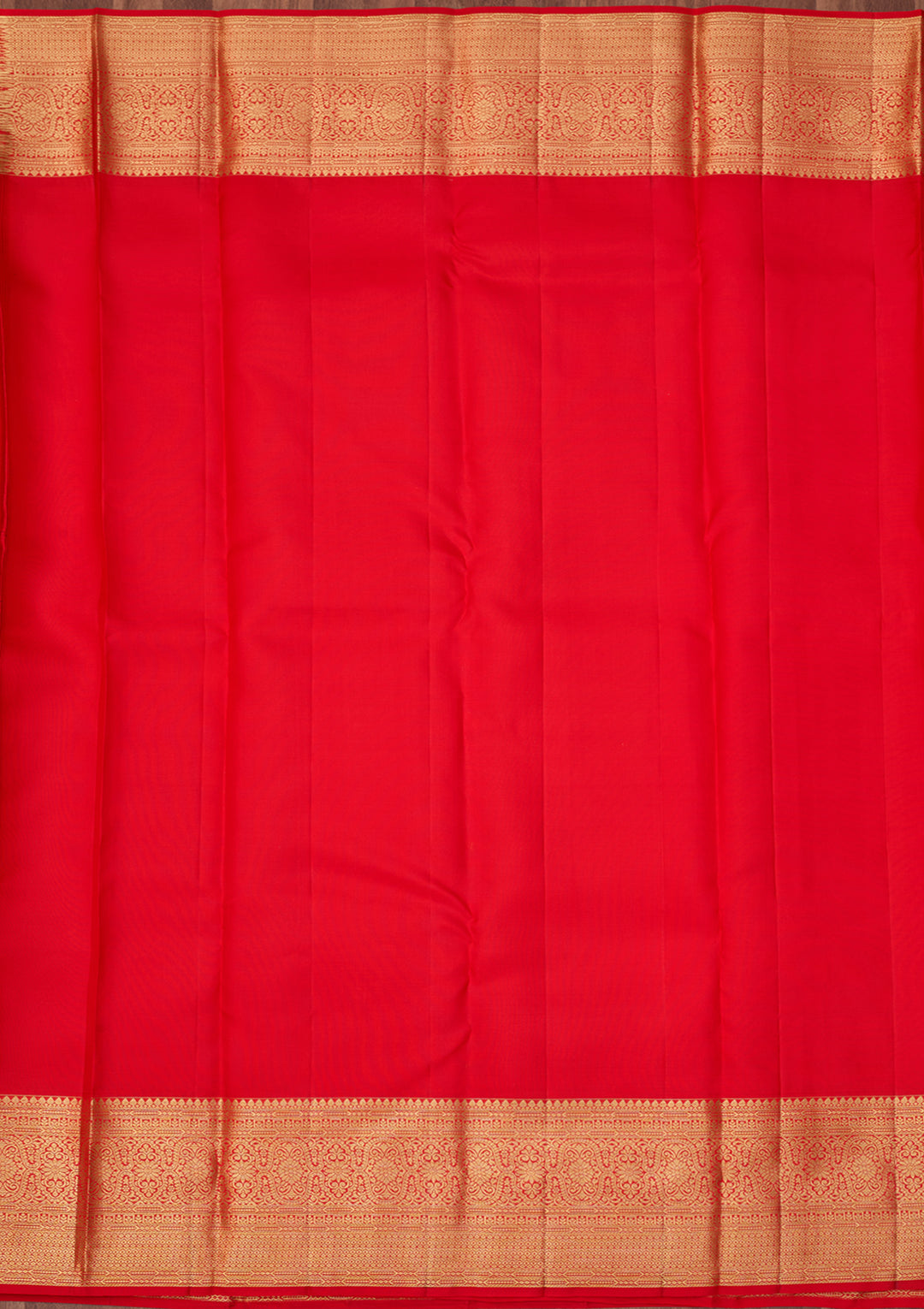Red Dharmavaram Pure Silk Saree With Matching Blouse Piece