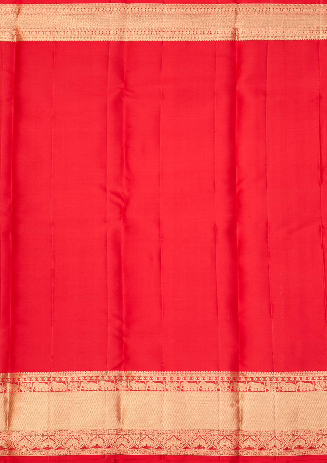 Red Dharmavaram Pure Silk Saree With Matching Blouse Piece