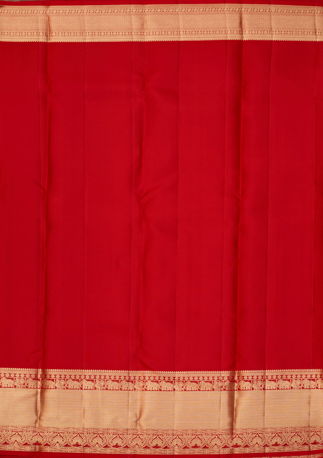 Red Dharmavaram Pure Silk Saree With Matching Blouse Piece