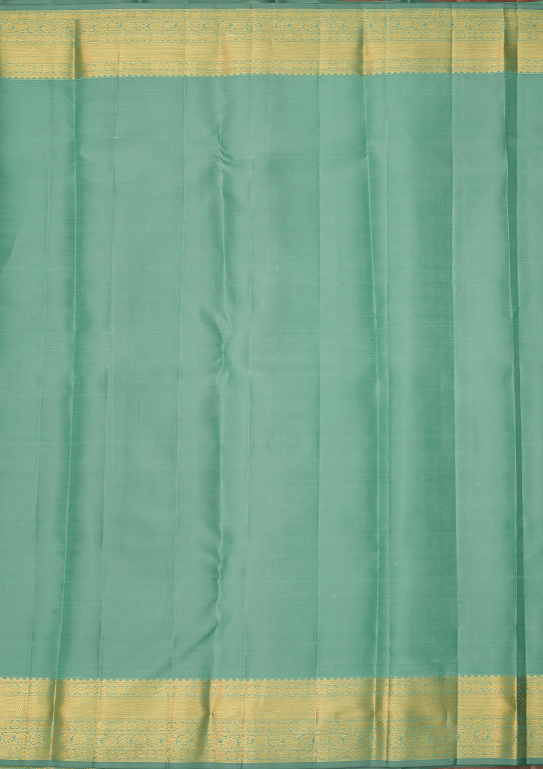 Sea Green Dharmavaram Pure Silk Saree With Matching Blouse Piece