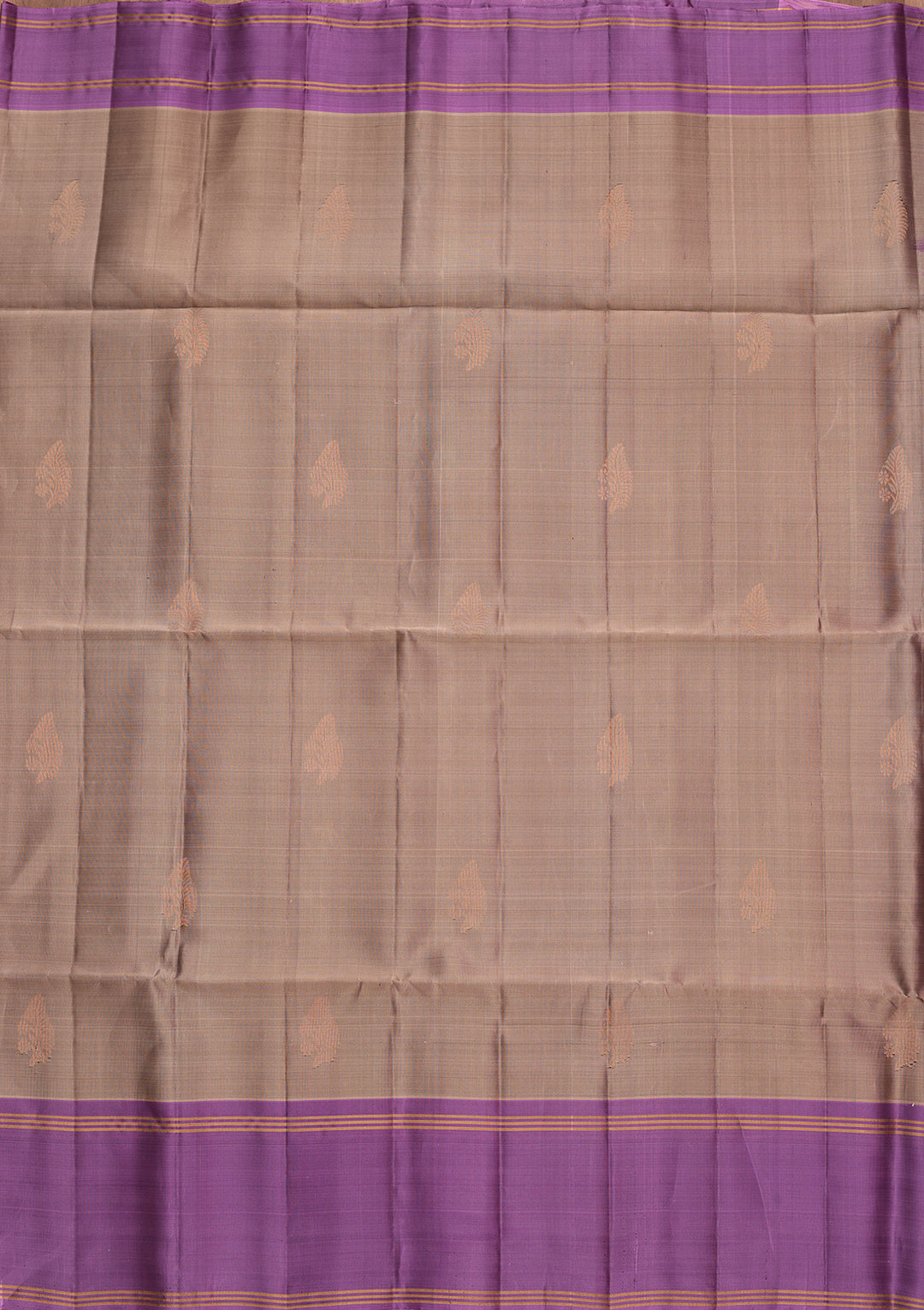 Light Grey Pure Opada Silk Buti Saree With Matching Blouse Piece
