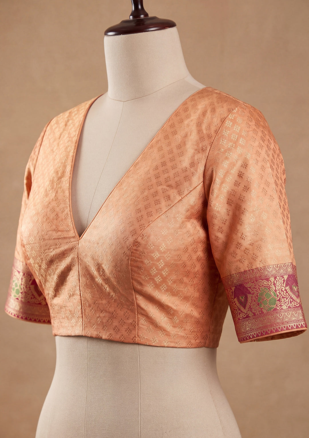 Red Art Silk Jaal Saree With Matching Blouse Piece