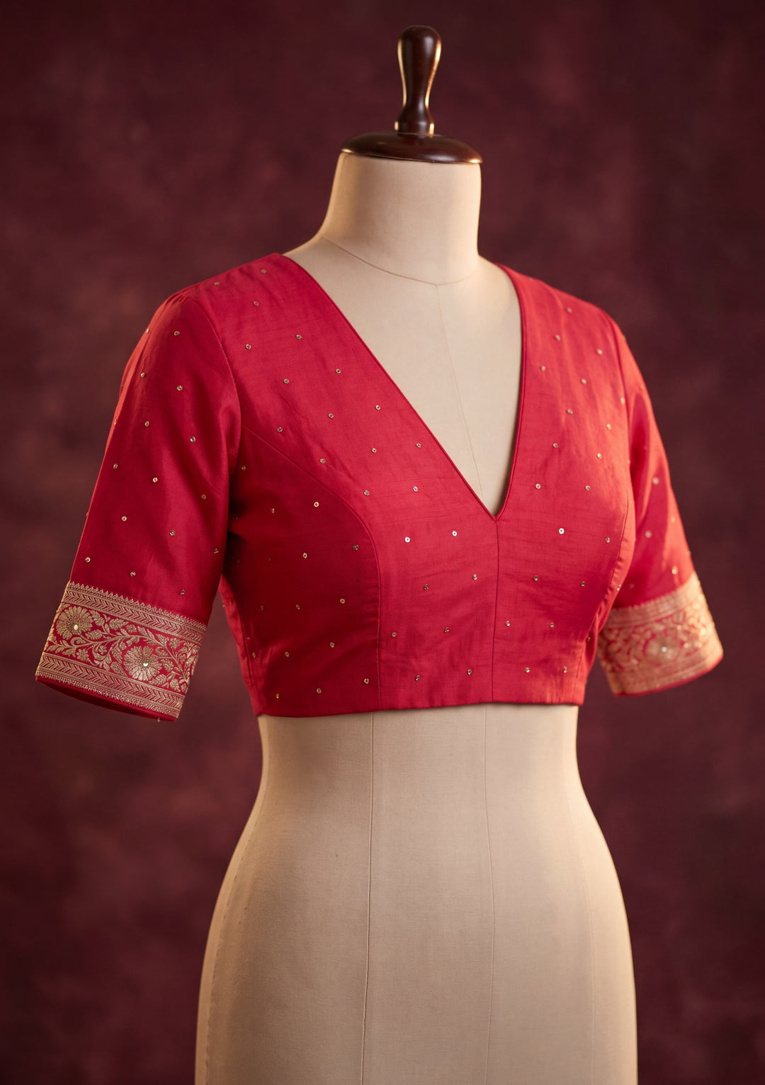 Rani Pink Art Silk Jaal Cutdana Saree With Matching Blouse Piece