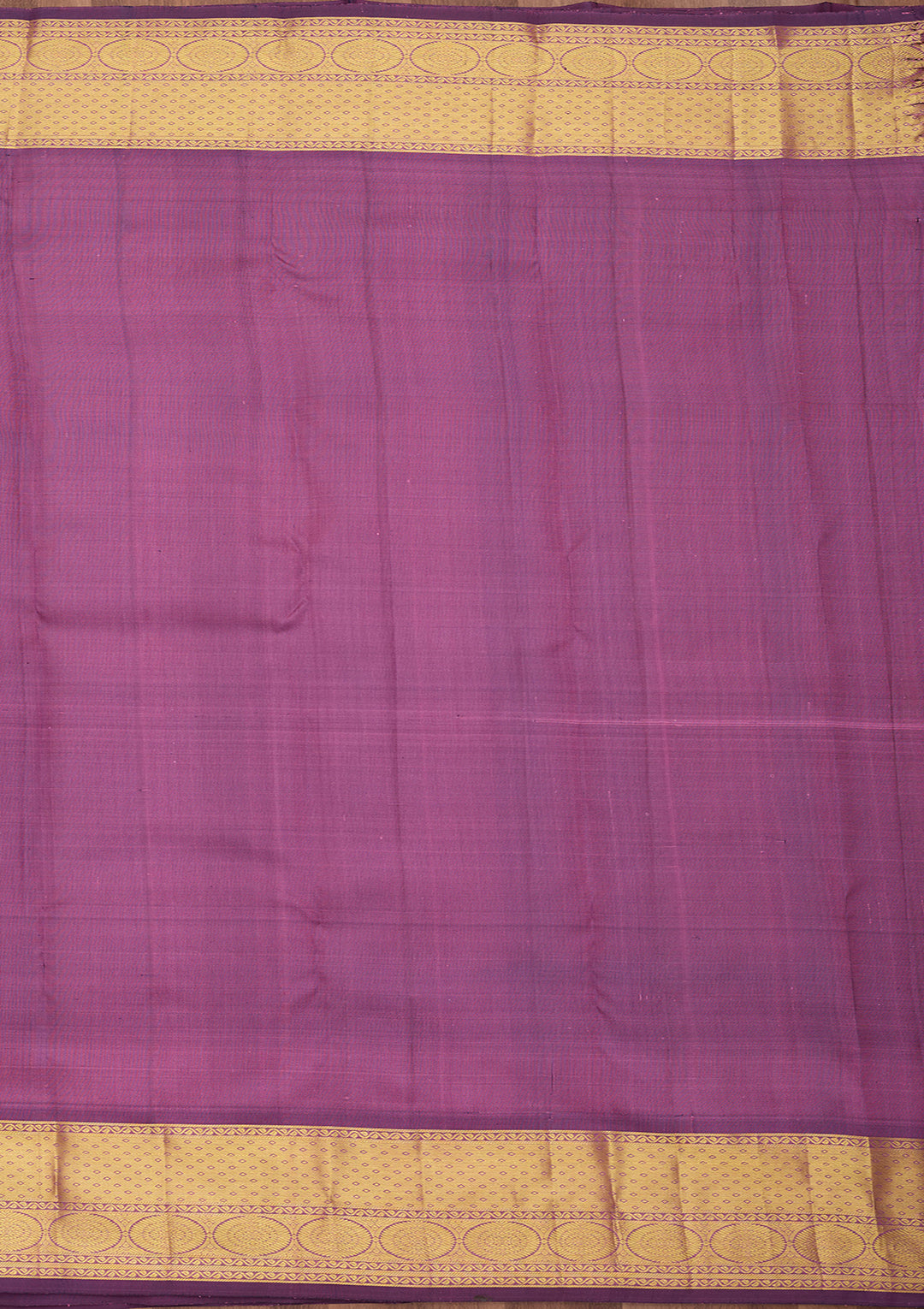Light Lavender Pure Silk Jaal Saree With Matching Blouse Piece