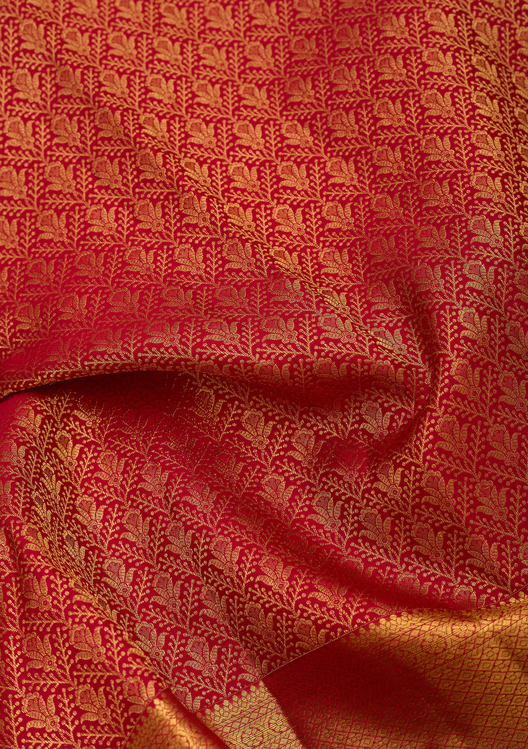 Maroon Pure Silk Jaal Saree With Matching Blouse Piece