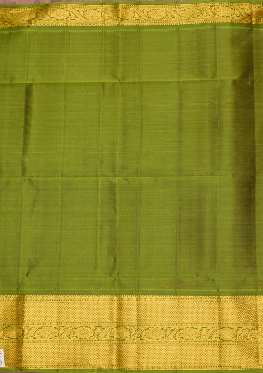 Rust Pure Opada Silk Buti Saree With Matching Blouse Piece