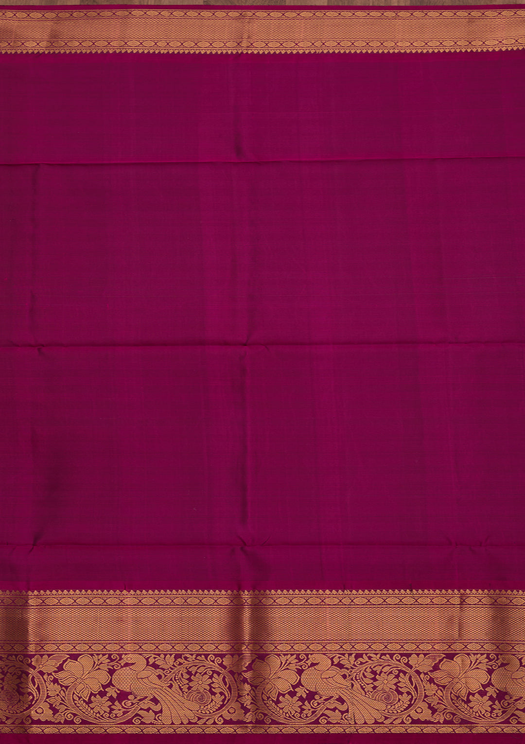 Rama Green Pure Opada Silk Buti Saree With Matching Blouse Piece