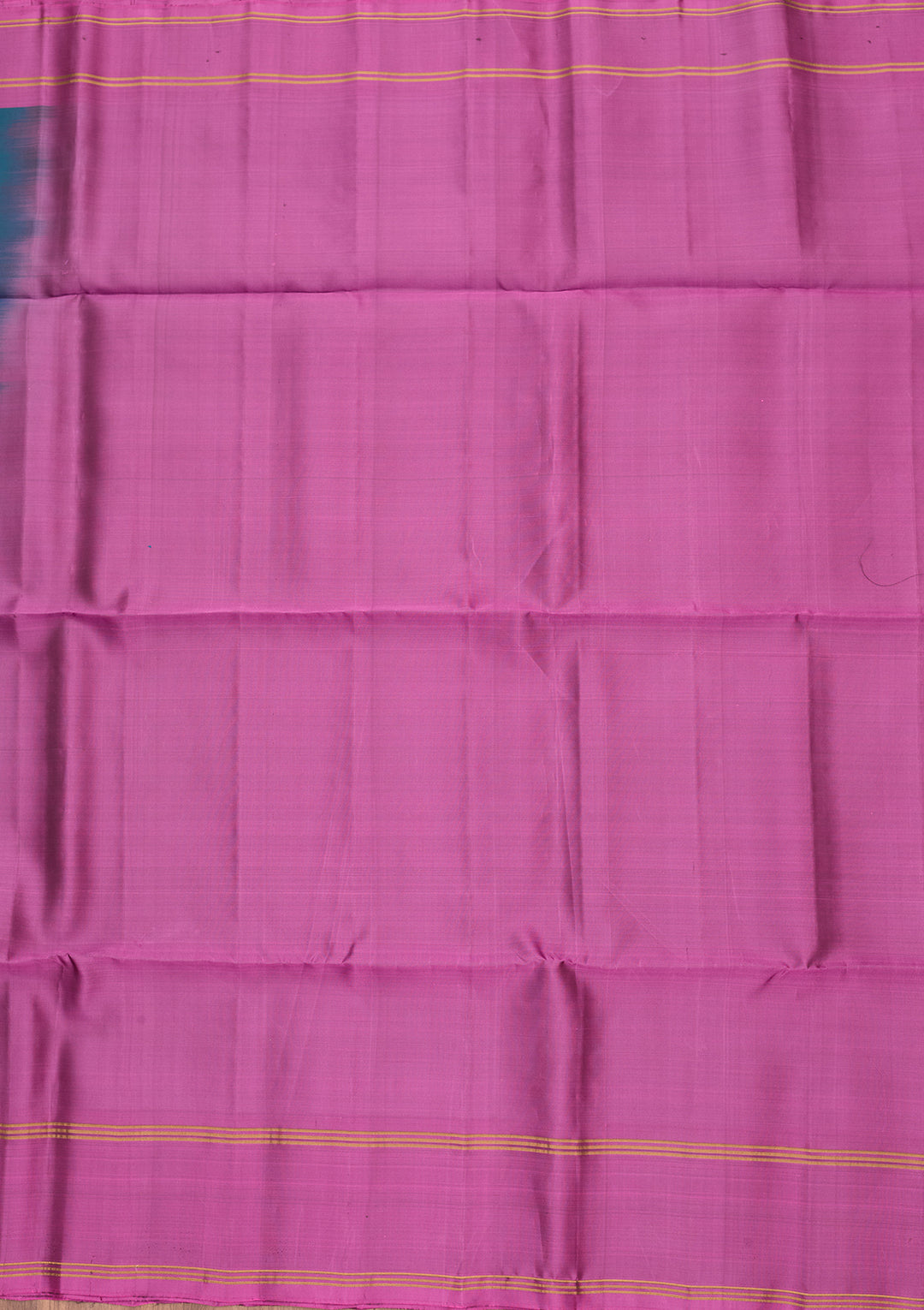 Peacock Blue Pure Opada Silk Buti Saree With Matching Blouse Piece