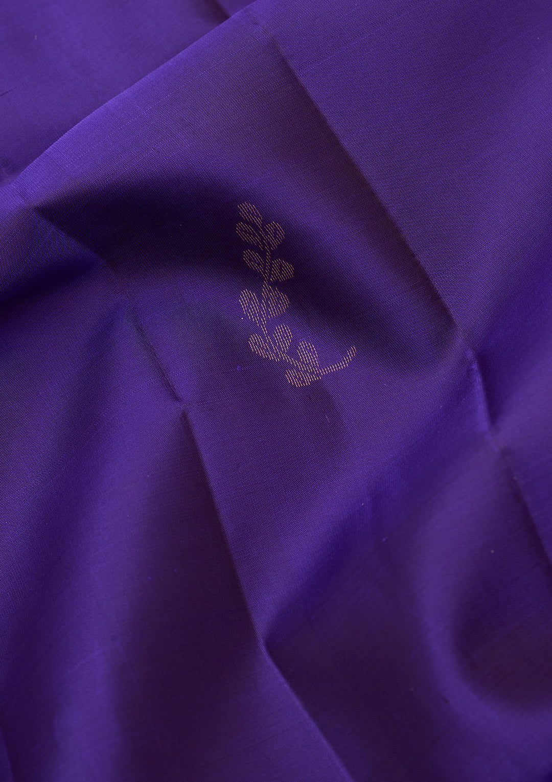 Royal Blue Pure Opada Silk Buti Saree With Matching Blouse Piece