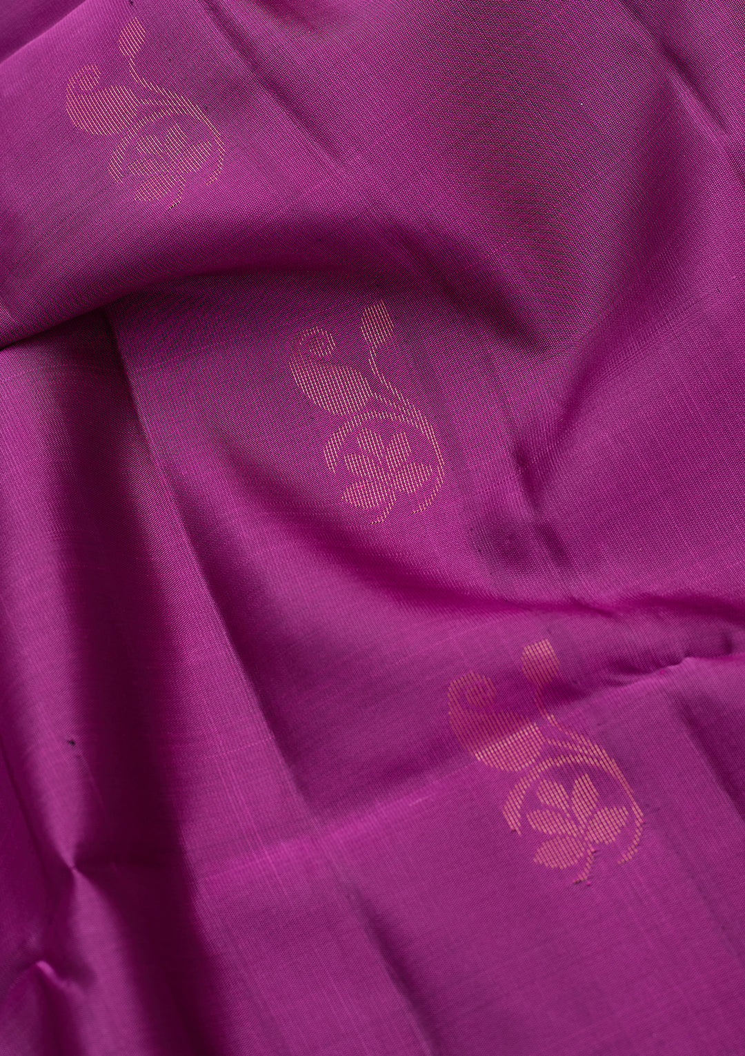 Wine Pure Opada Silk Buti Saree With Matching Blouse Piece