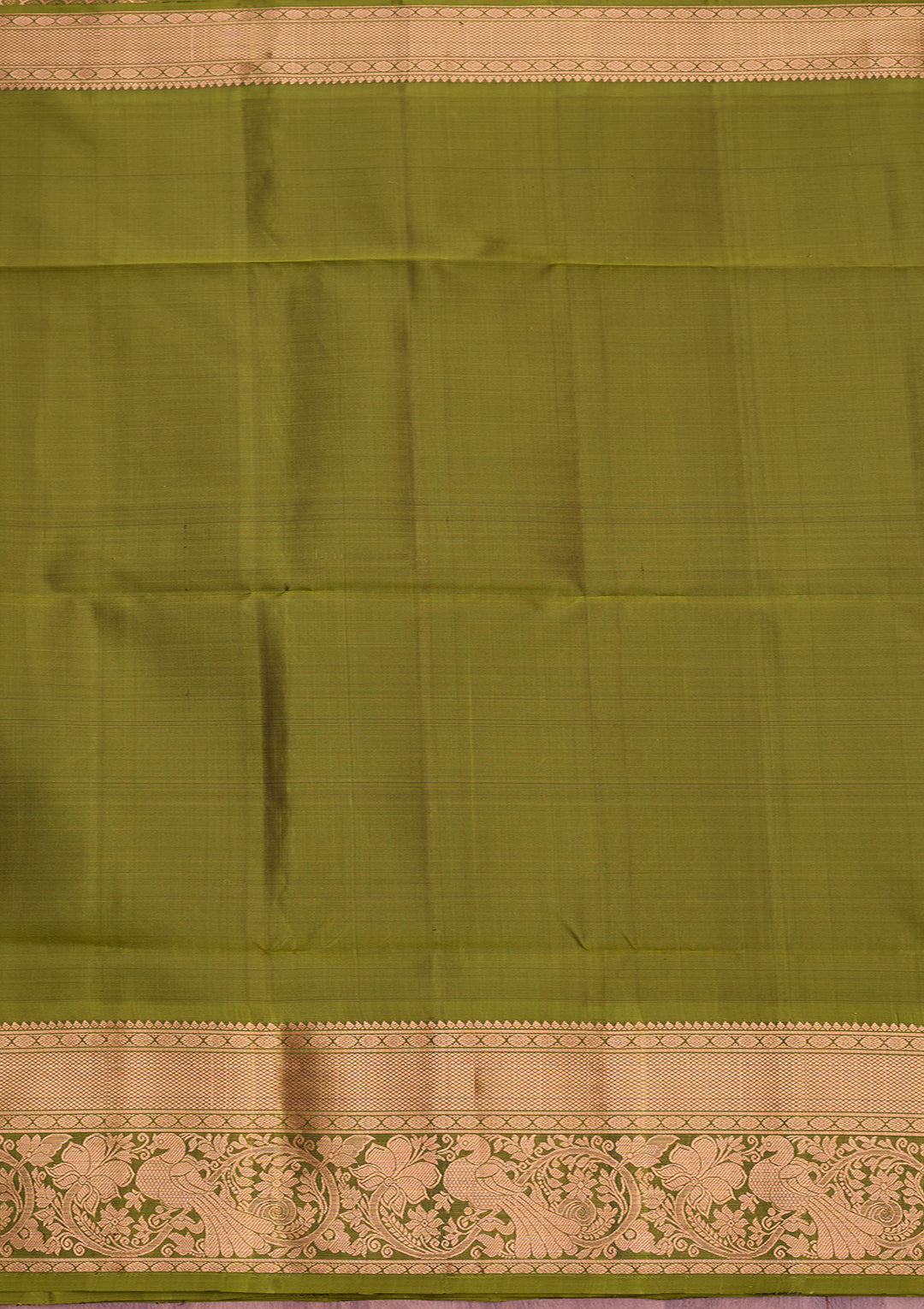 Royal Blue Pure Opada Silk Buti Saree With Matching Blouse Piece