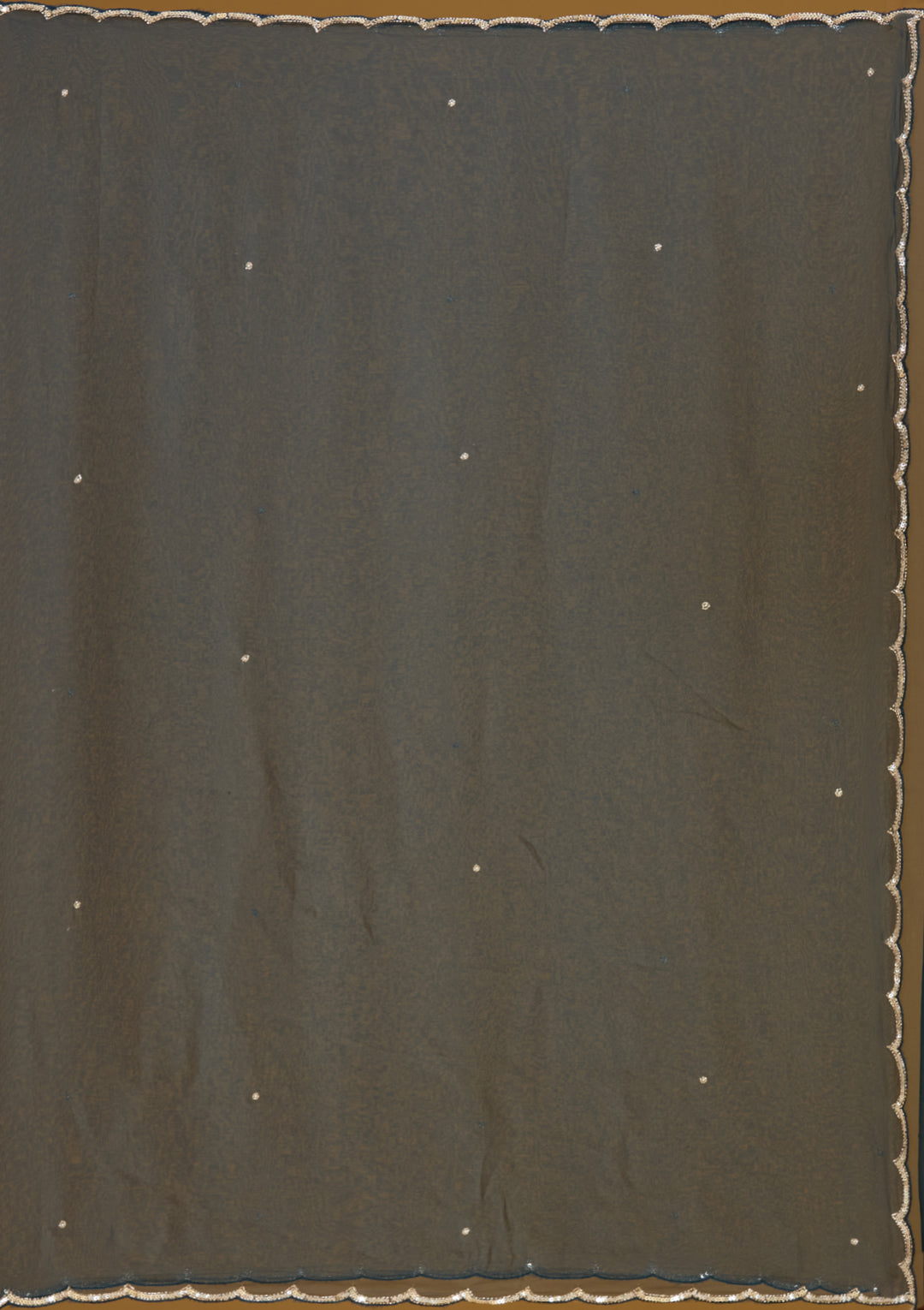 Blue Crepe Silver Zariwork Straight Kurta With Sharara And Dupatta