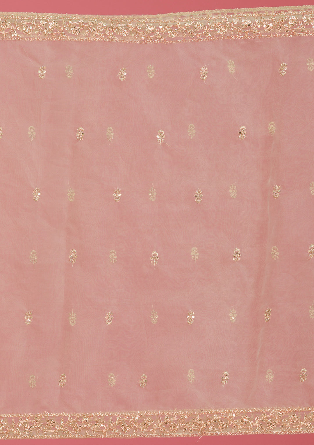 Pista Green Cording Chanderi Readymade Salwar Suit