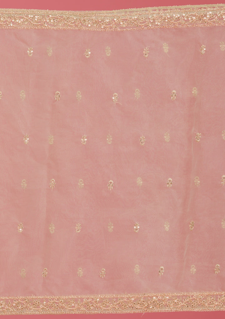 Pista Green Cording Chanderi Readymade Salwar Suit