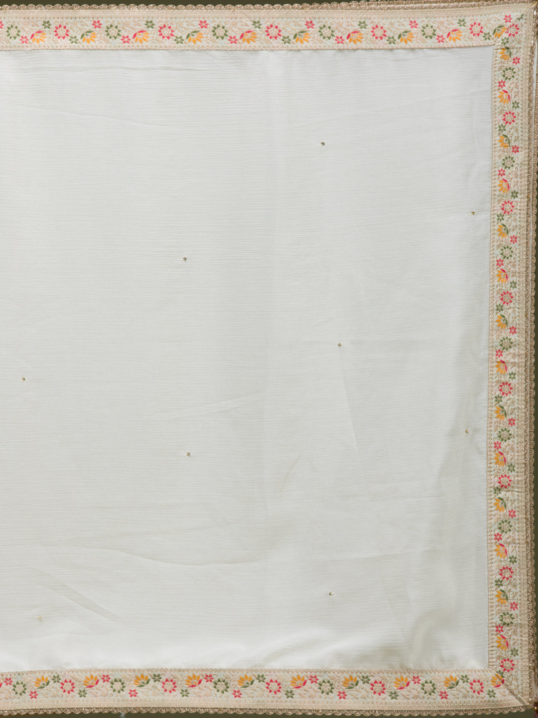 Off White Cording Dola Silk Readymade sharara suit