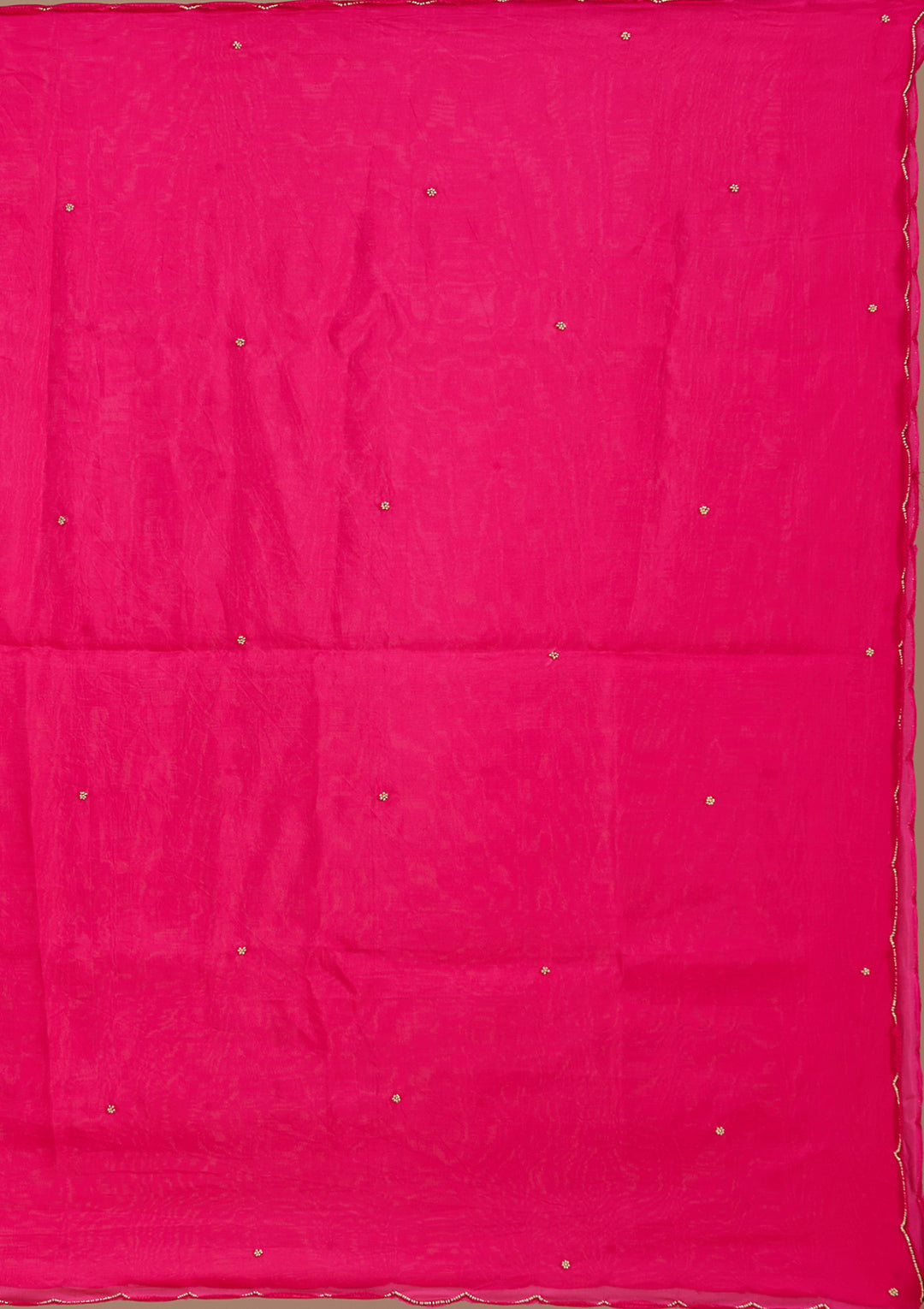 Brown Zariwork (Gold) Soft Raw Silk Readymade Salwar Suit