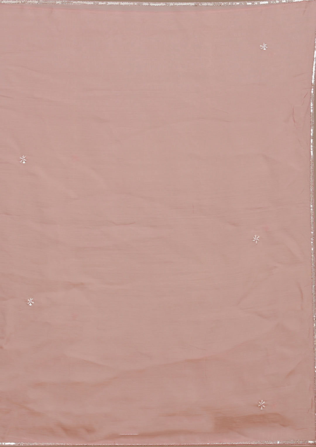 Peach Cutdana Tissue Readymade Salwar Suit