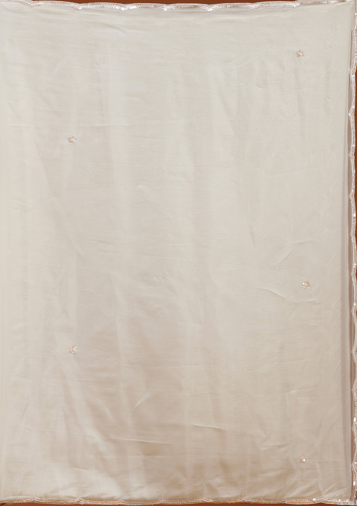 Pista Green Cutdana Tissue Readymade Salwar Suit