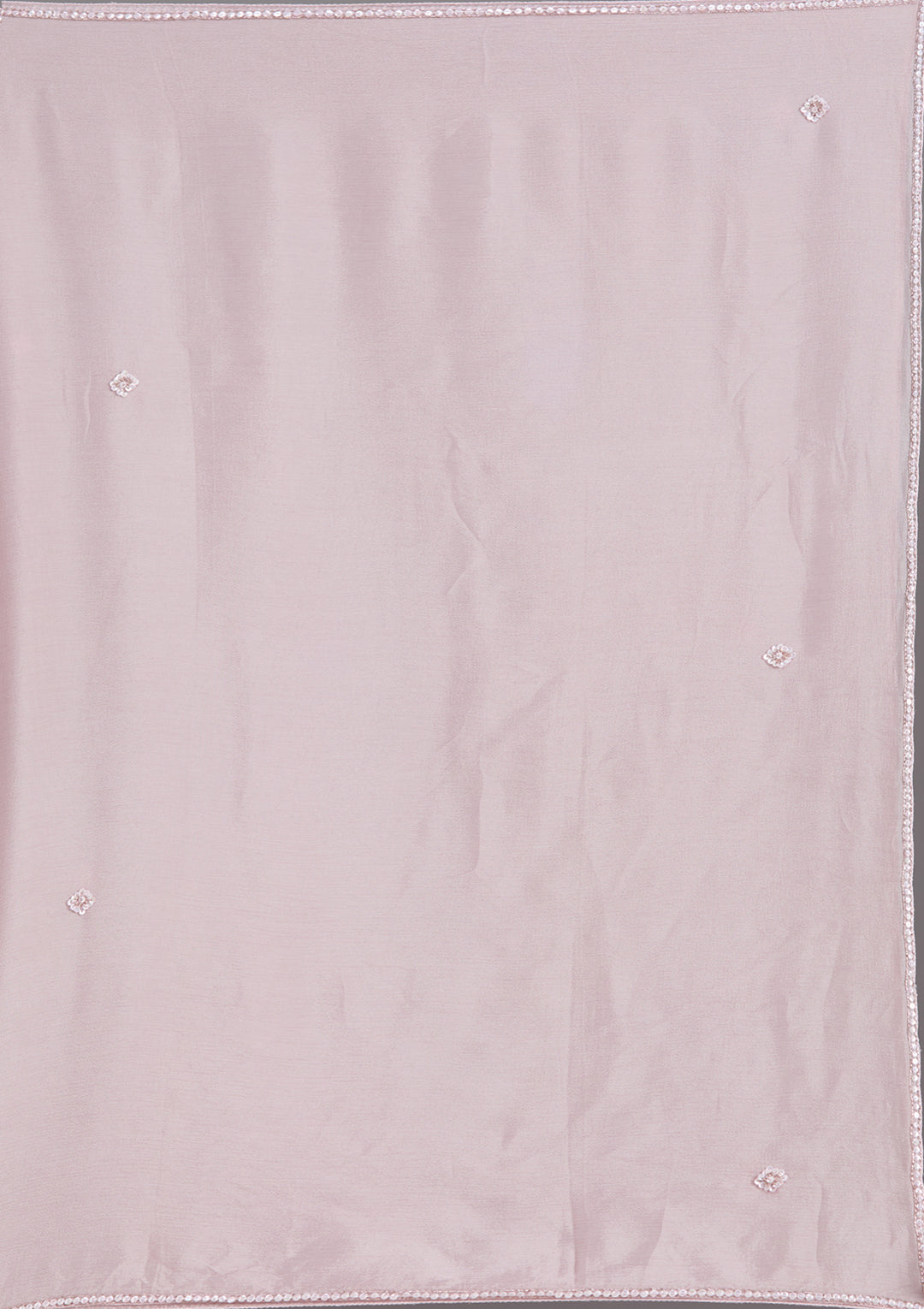 Pink Cutdana Tissue Readymade Salwar Suit