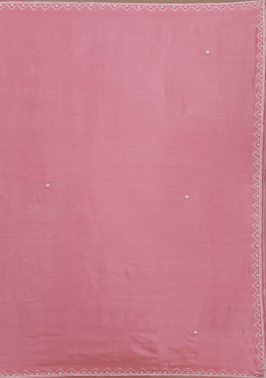 Pink Cutdana Crepe Readymade Salwar Suit
