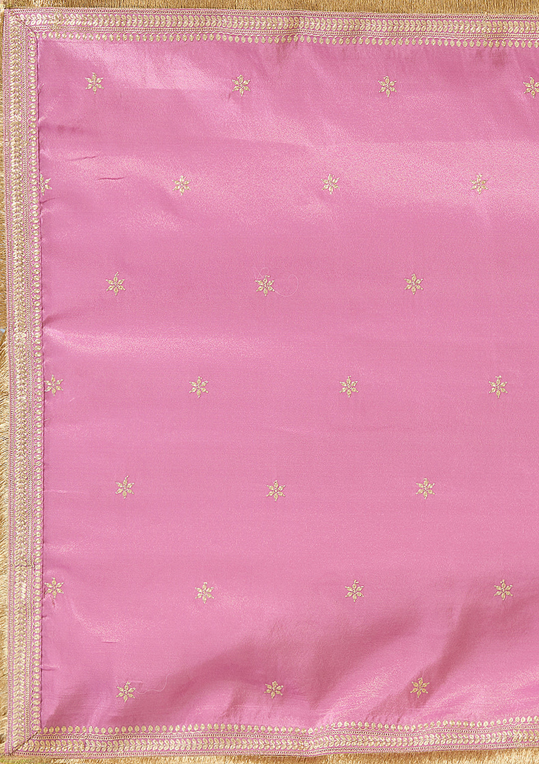 Dark Onion Pink Pitawork Tissue Readymade Salwar Suit